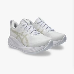 Women's White Asics Gel Cumulus 27